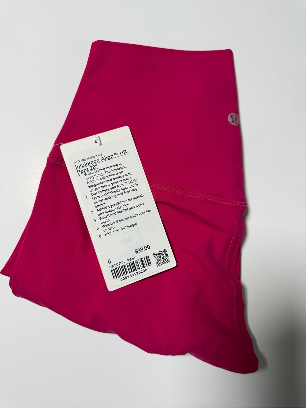lululemon athletica Bright Pink High-Rise Shorts